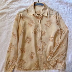 Vintage saint Clair button up blouse